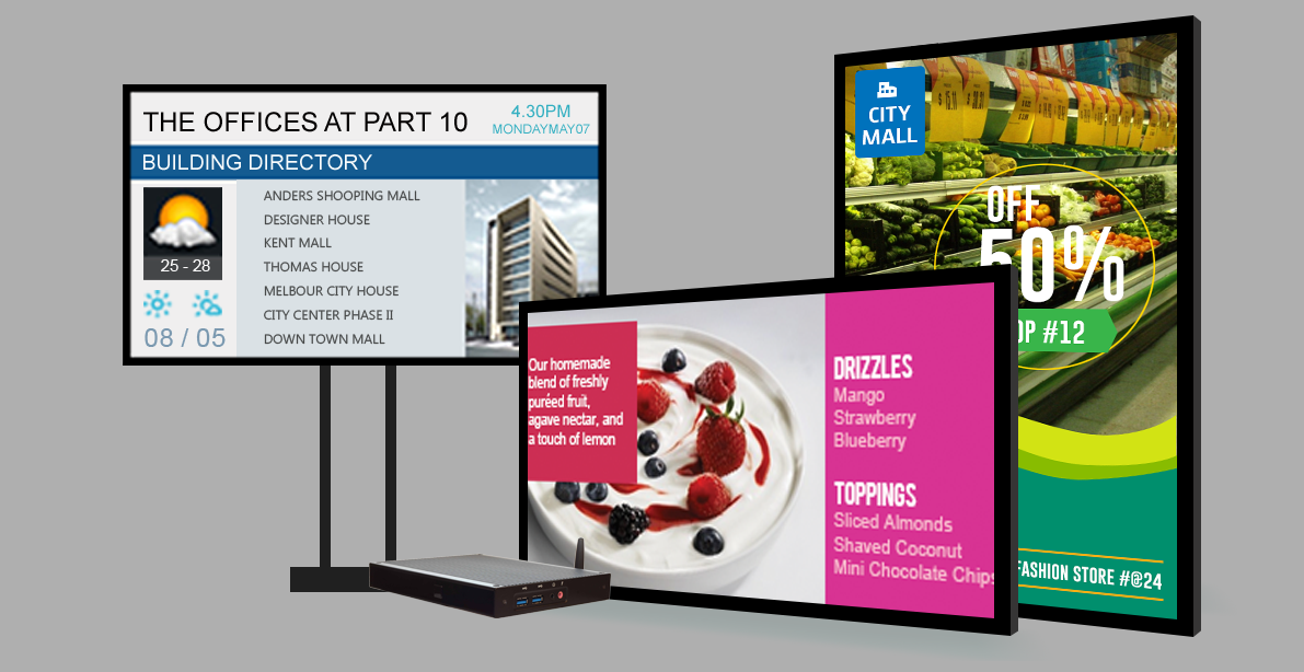 Buy Digital Signage | Affordable, Free Software, Cloud-based